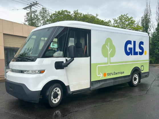 GLS electric BrightDrop truck