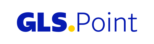 GLS Parcel Shop logo blue